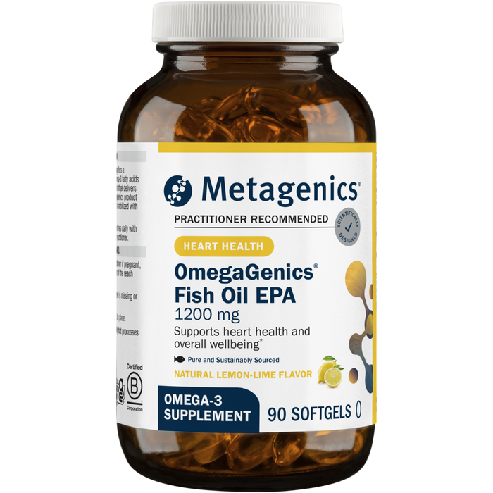 Metagenics, OmegaGenics Fish Oil EPA 1200 mg 90 softgels