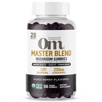 Om Mushroom, Master Blend Mushroom Gummies 56 ct
