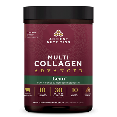 Ancient Nutrition, Multi Collagen Advanced Lean Cinnamon 15.9 oz