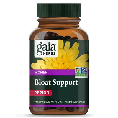 Gaia Herbs, Bloat Support Period 60 phyto-caps