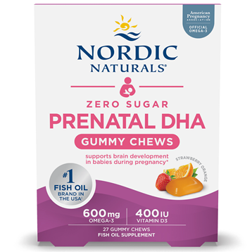 Nordic Naturals, Zero Sugar Prenatal DHA 27 gummies