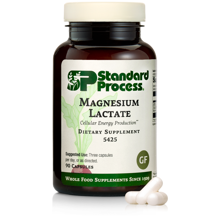 Magnesium Lactate, 90 Capsules