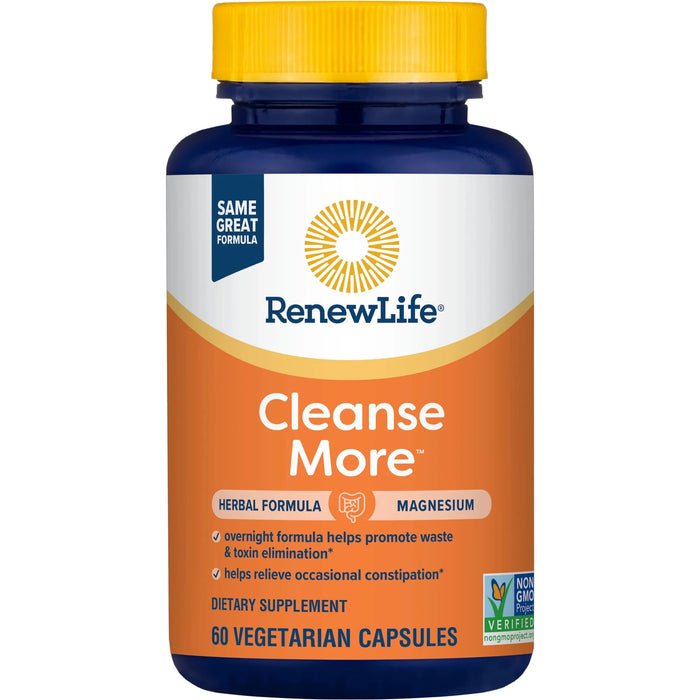 Renew Life, Cleanse More 60 vegcaps
