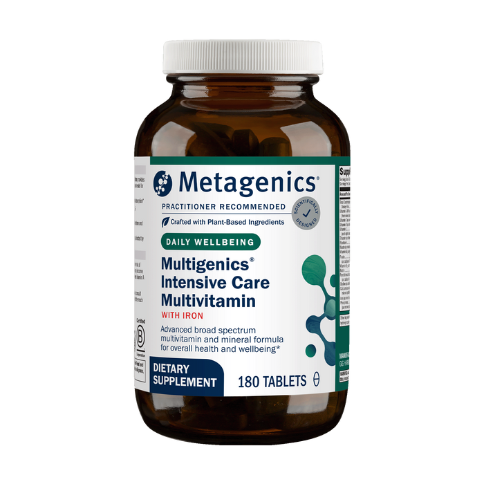 Multigenics Intensive Care with Iron 180 Tablets by Metagenics