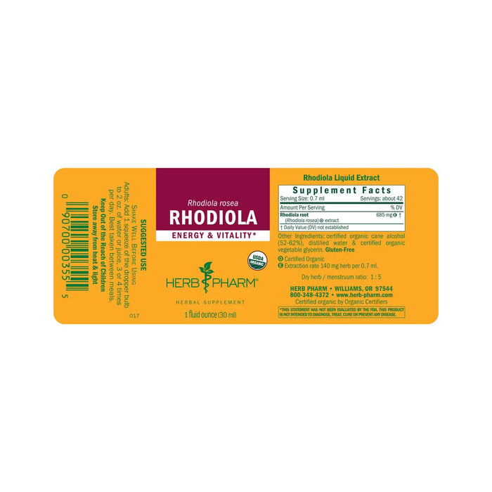 Rhodiola (Rhodiola rosea) by Herb Pharm