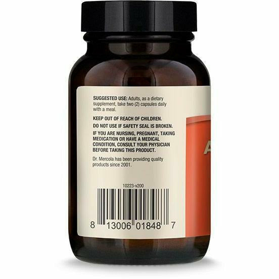 Organic Ashwaganda 60 caps by Dr. Mercola Suggested Use