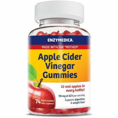 Enzymedica, Apple Cider Vinegar Gummies 74 ct