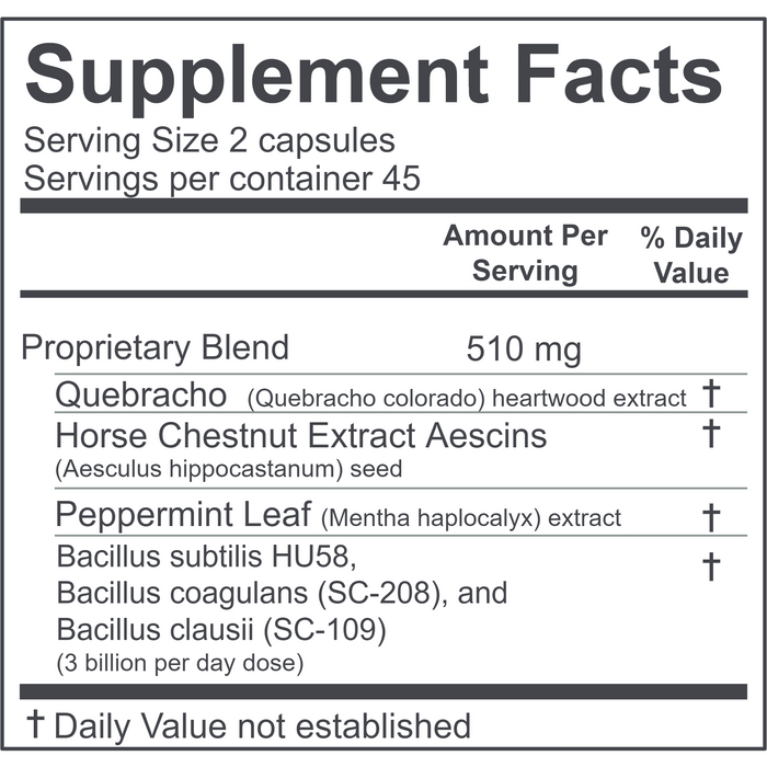 Atrantil, Atrantil PRO 90 Capsules Supplement Facts Label