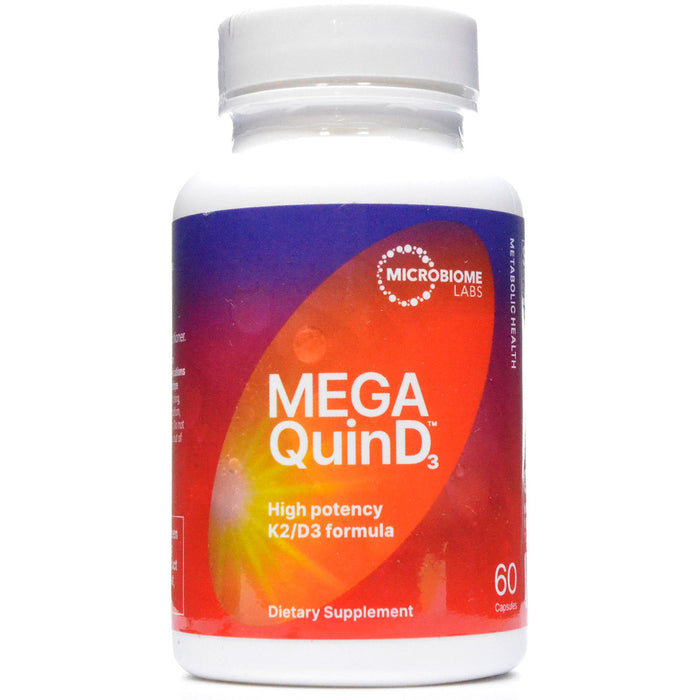 Microbiome Labs, MegaQuinD₃ 60 capsules