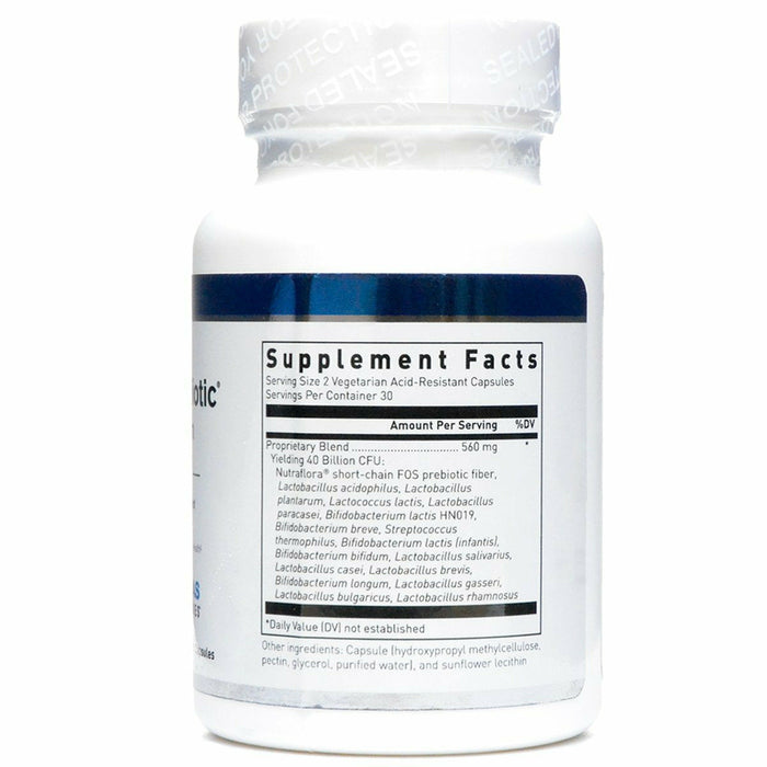 Multi-Probiotic 40 Billion 60 vcaps by Douglas Labs Supplement Facts Label