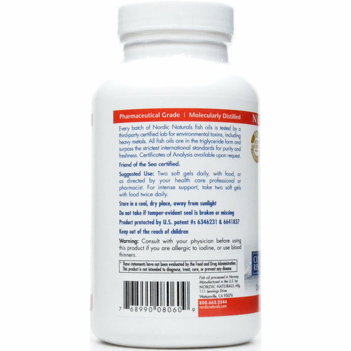 Nordic Naturals, ProEPA Lemon Flavor 120 gels Suggested Use