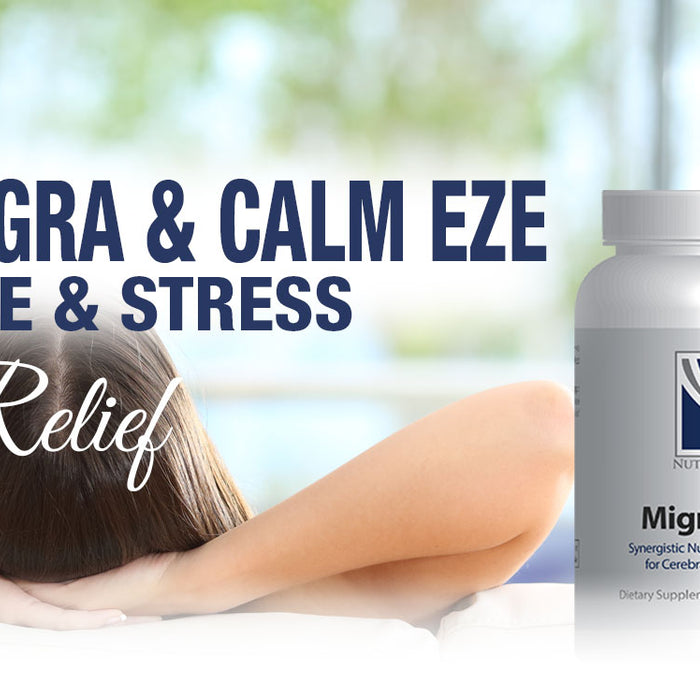 Migra Eze & Calm Eze by Nutri-Dyn for Migraine and Stress Relief
