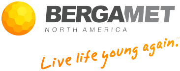 BergaMet logo "Live life young again."