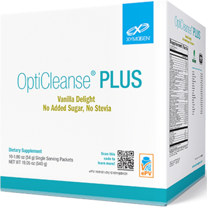 Xymogen, OptiCleanse Plus: Vanilla Delight (No Added Sugar, No Stevia) 10 Servings