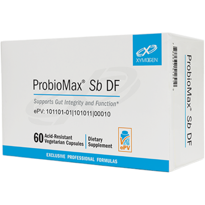 Xymogen, ProbioMax Sb DF 60 capsules