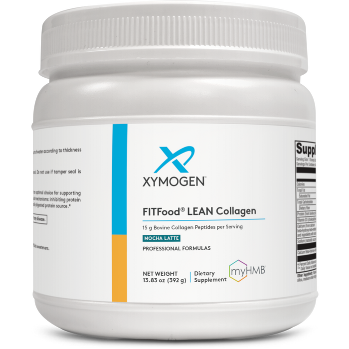 Xymogen, FIT Food Lean Collagen Mocha Latte 14 Servings