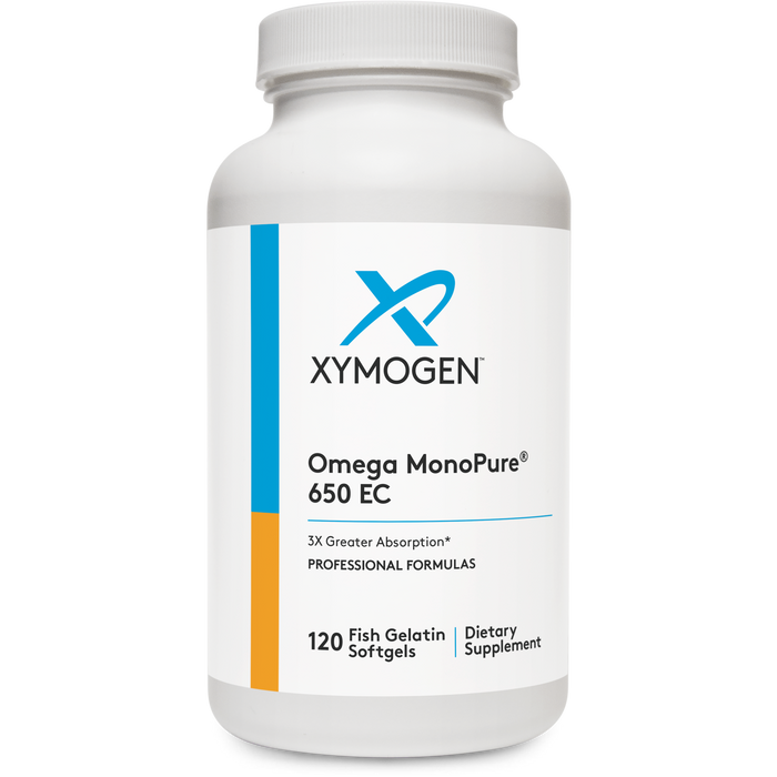 Xymogen, Omega MonoPure 650 EC 120 softgels