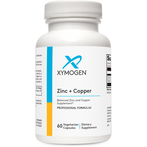 Xymogen, Zinc + Copper 60 Capsules