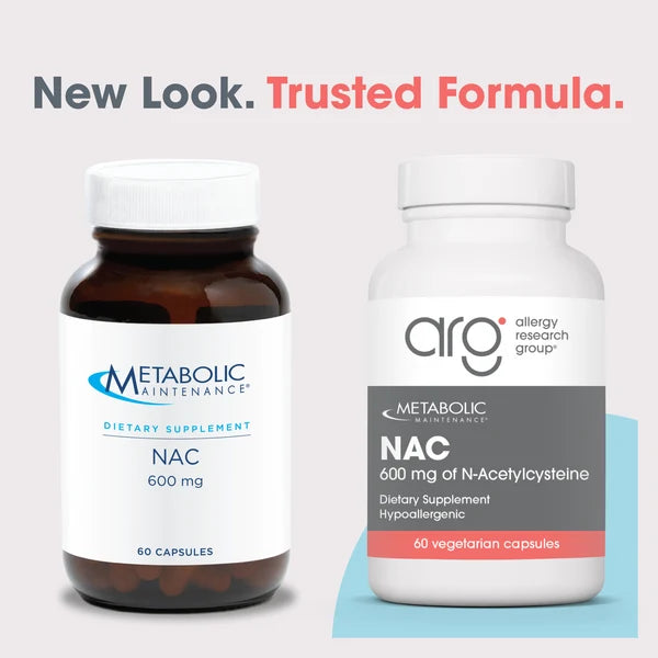 NAC 600 mg 60 caps by Metabolic Maintenance