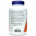 Back label of a supplement container with text and a purple cap.