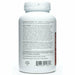 Supplement bottle label with text on a white background