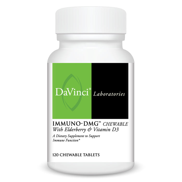 Davinci Labs, Immuno-DMG w. Elderberry/Vit D3 120 tabs