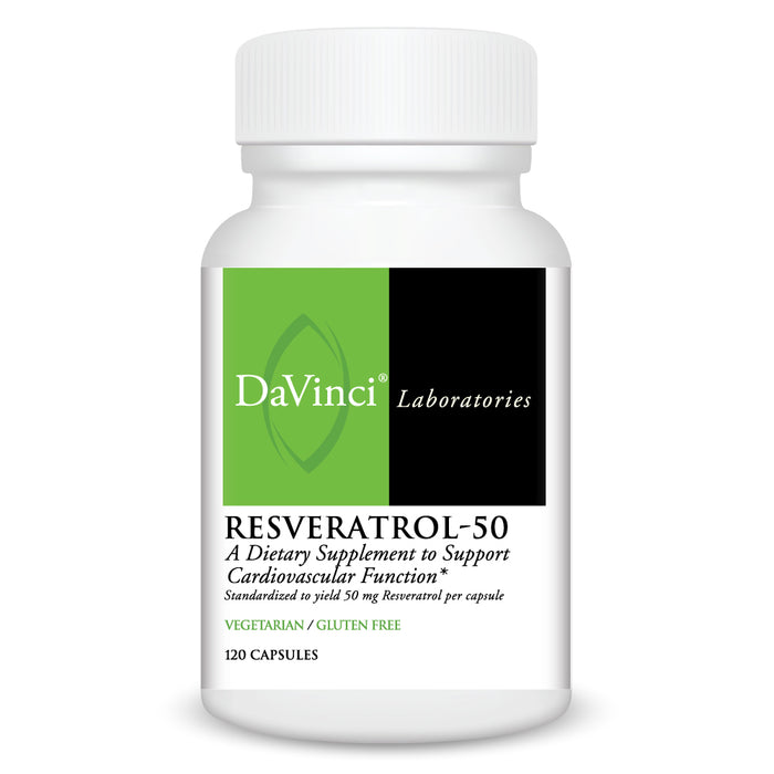 Davinci Labs, Resveratrol-50 120 caps