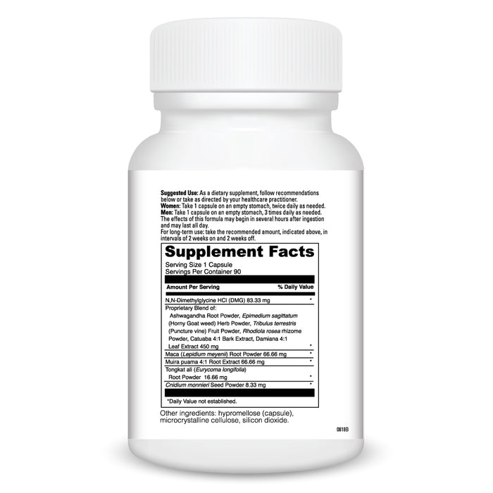 Supplement Facts Libido 90 caps