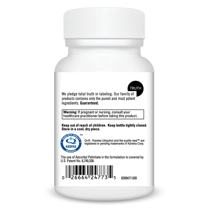 Warnings Ubiquinol 100 mg 30 softgels