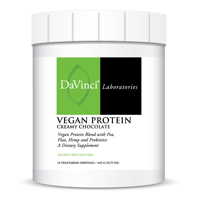 Davinci Labs, Vegan Protein Creamy Chocolate 15 servings
