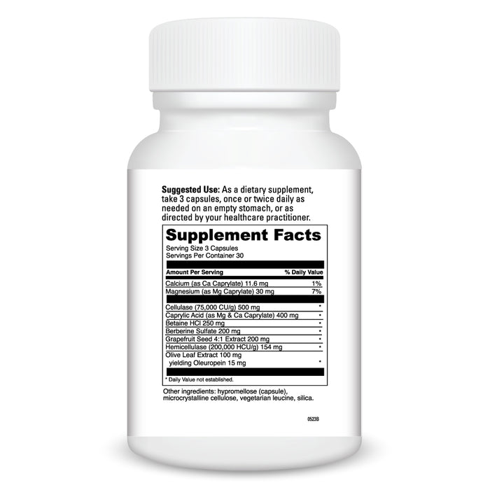Supplement Facts Candid-Away 90 vcaps
