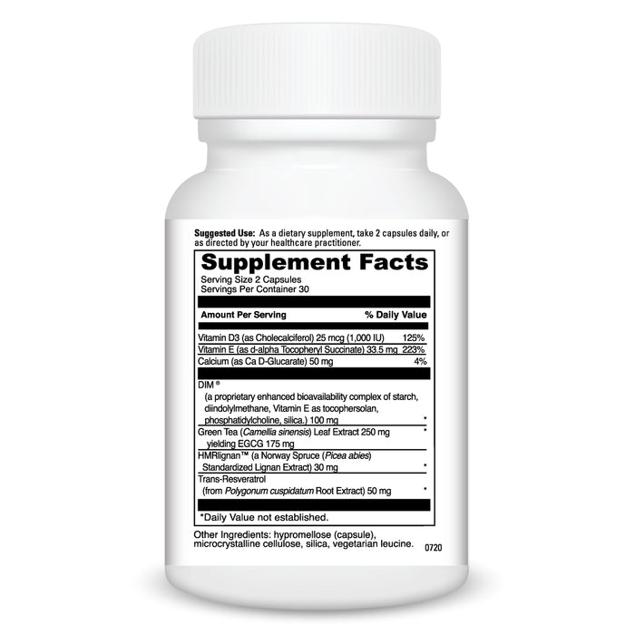 Supplement Facts BioDIM Complex 60 caps