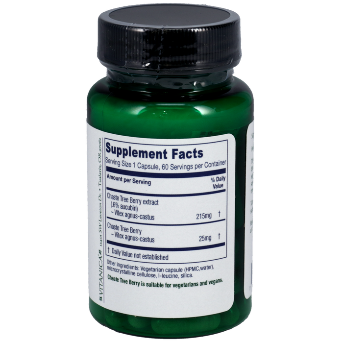 Chaste Tree Berry 60 vcaps by Vitanica