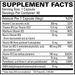 Cortisol Stress Support 60 capsules Supplement Facts Label
