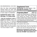 Restore Integrity 8 oz Supplement Facts Label