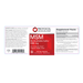MSM 1000 mg 180 caps, by Protocol for Life Balance, Label