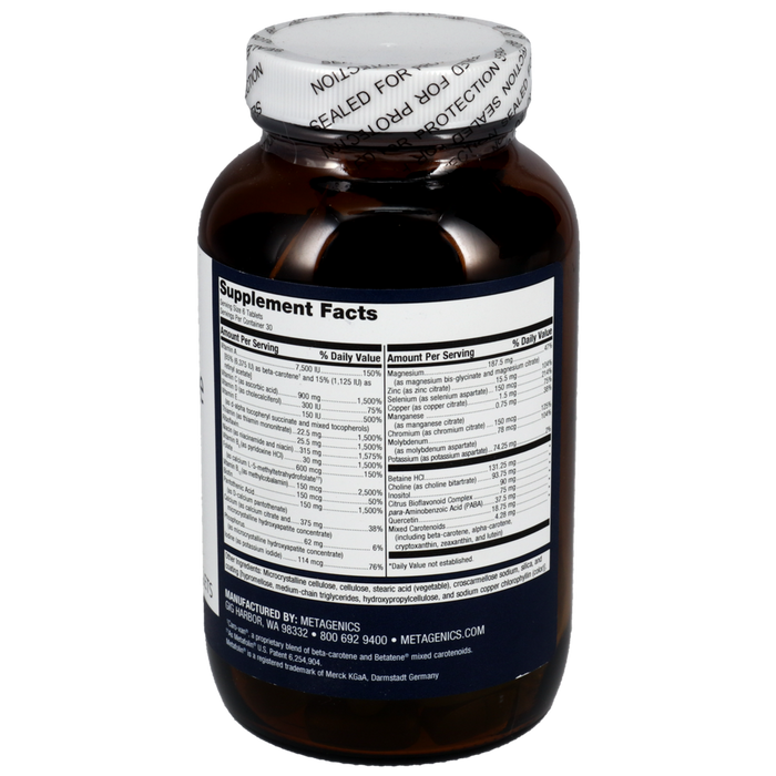 Multigenics Intensive Care without Iron 180 Tablets by Metagenics