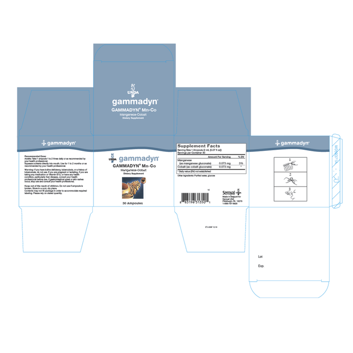 Gammadyn Mn-Co 30 ampules by Unda