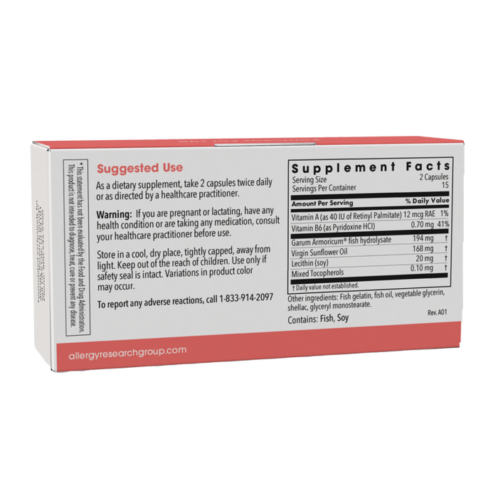 Stabilium 200 30 caps Supplement Facts