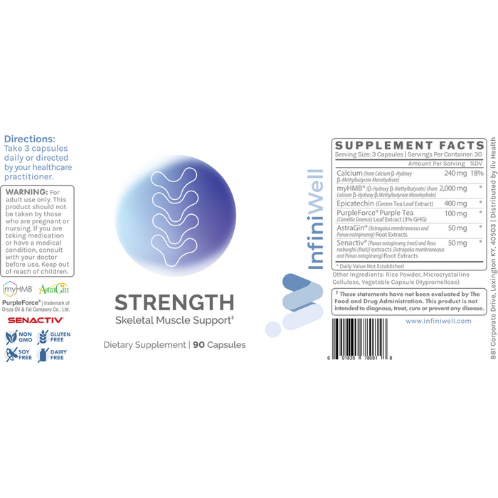 Strength 90 Capsules by InfiniWell