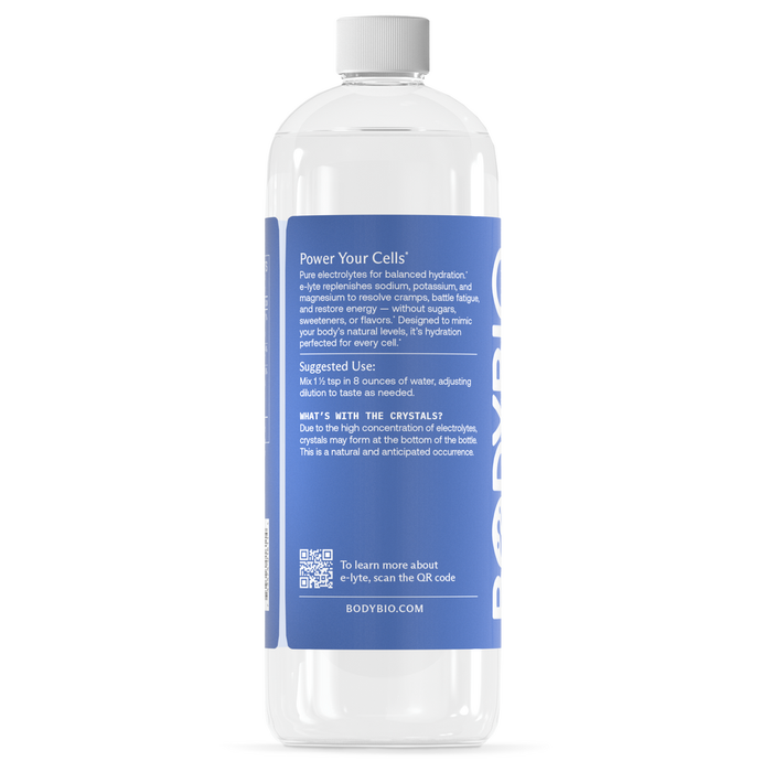 E-Lyte Pure Electrolytes 16 oz Suggested Use