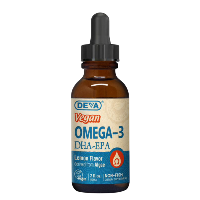 Vegan Liquid DHA-EPA Lemon 2 fluid ounce by Deva Nutrition