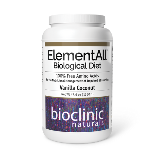 Bioclinic Naturals, ElementAll Biological Diet 9 servings Vanilla Coconut