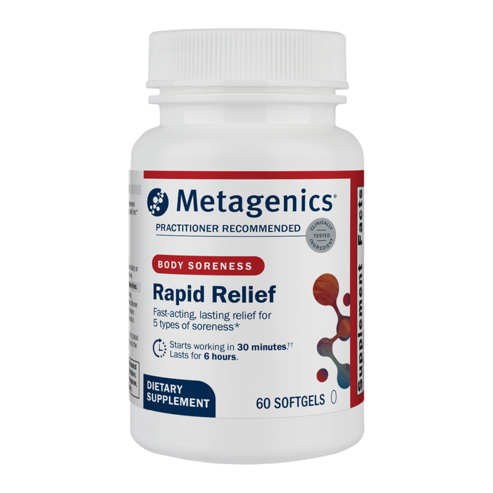 Metagenics, Rapid Relief 60 softgels