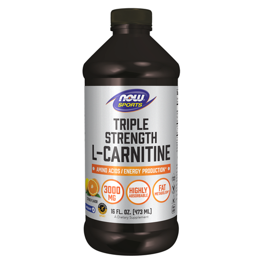 NOW, Liquid L-Carnitine 3000 mg 16 fl oz