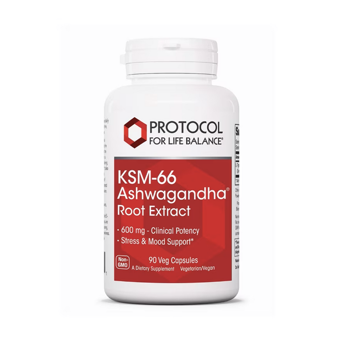 Protocol for Life Balance, KSM-66 Ashwagandha Root Extract 90 caps
