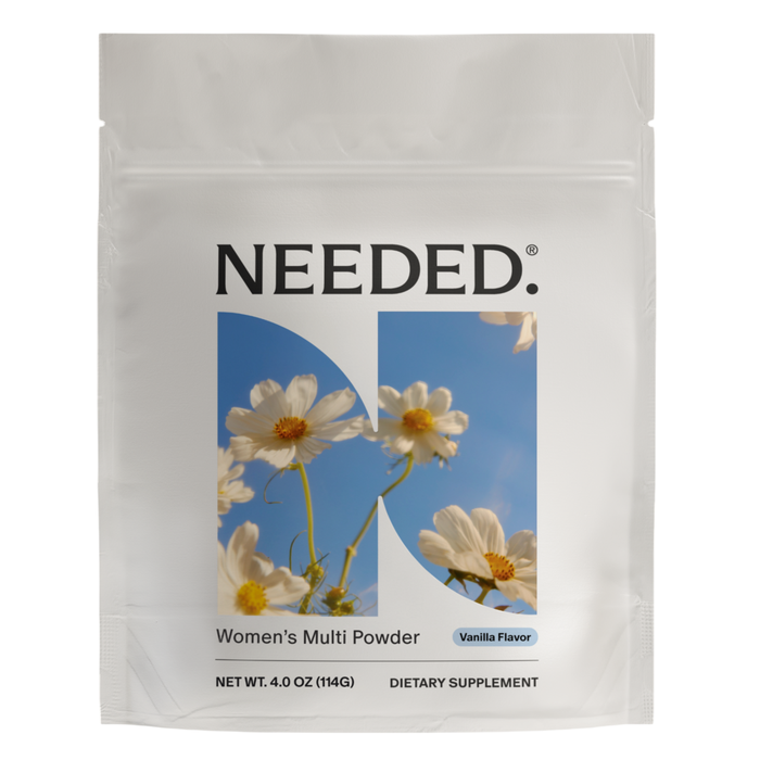 Women's Multi Powder Vanilla Flavor 114 grams by Needed