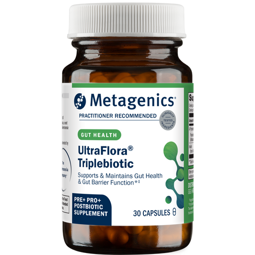 Metagenics, UltraFlora Triplebiotic with Akkermansia 30 Capsules