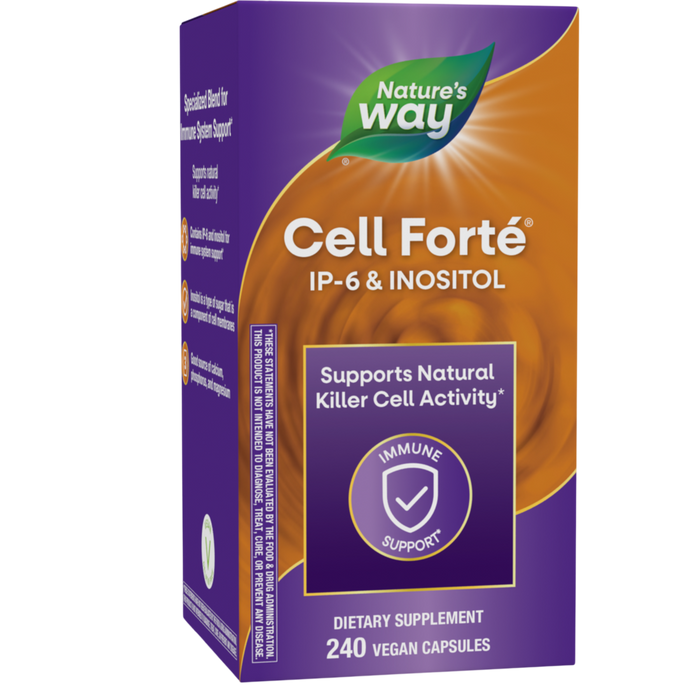 Nature's Way Cell Forte 240 caps supplement packaging on a white background