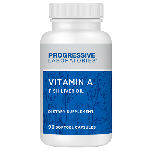 Progressive Labs, Vitamin A Fish Liver Oil 90 capsules